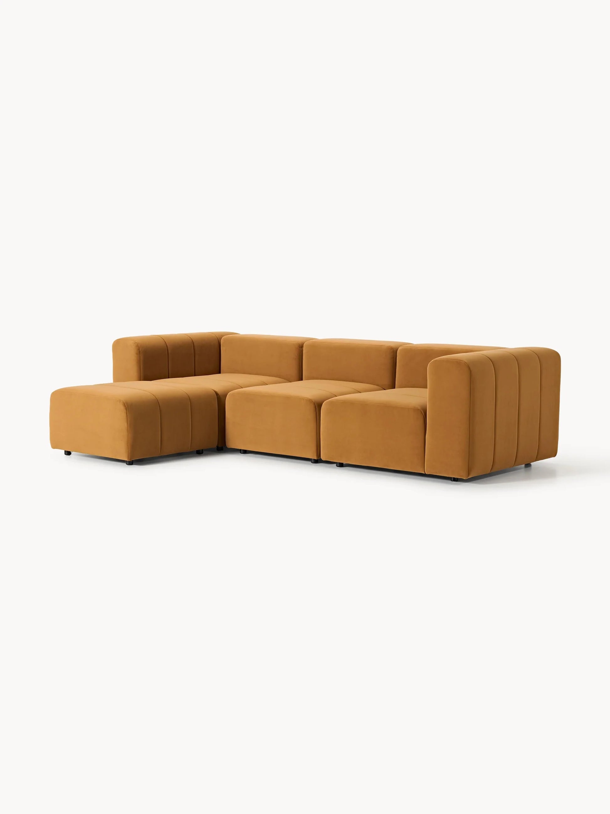 Canapé 4 places avec pouf BALI