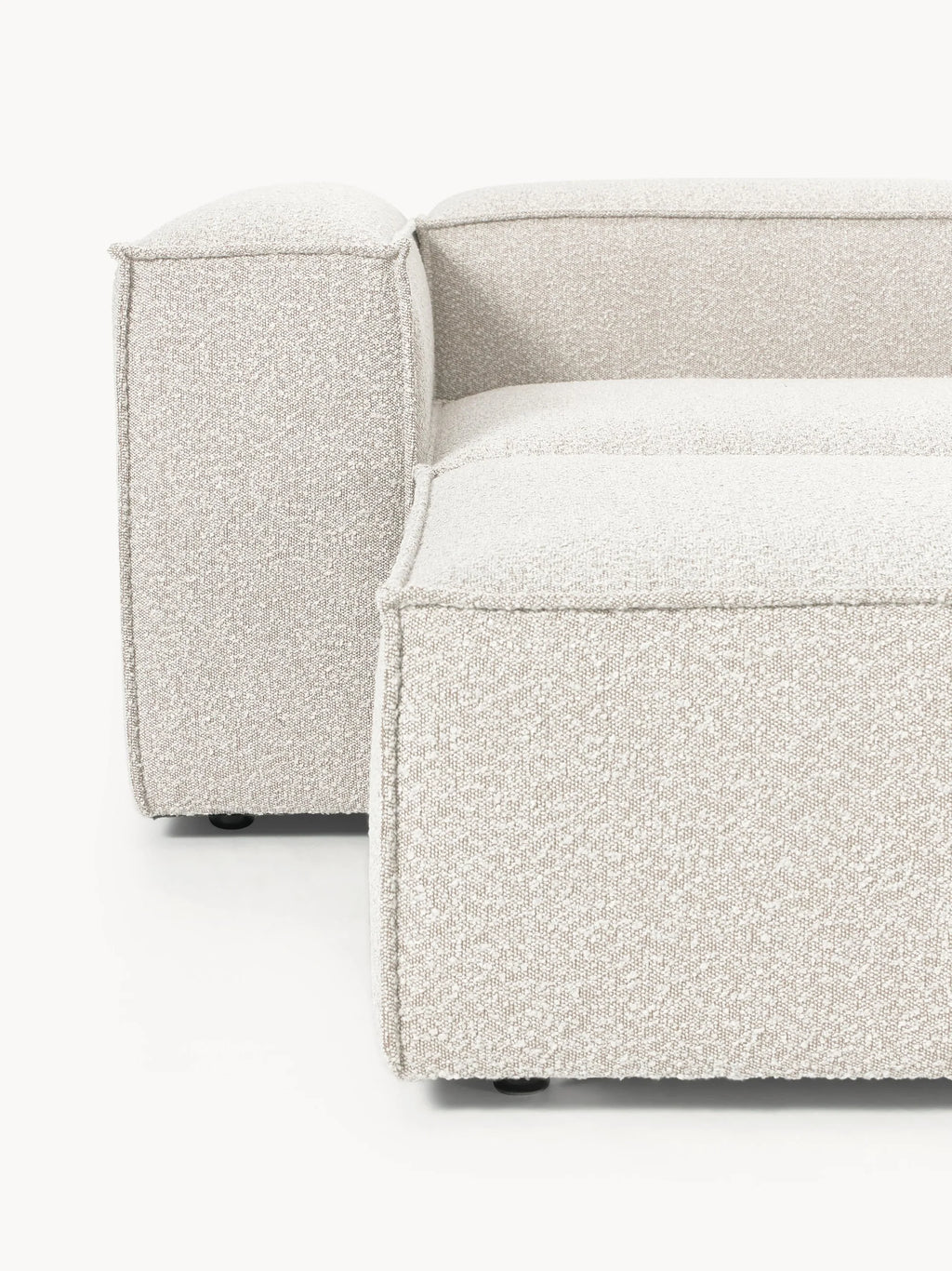 Canapé Teddy 4 places avec pouf VIYA