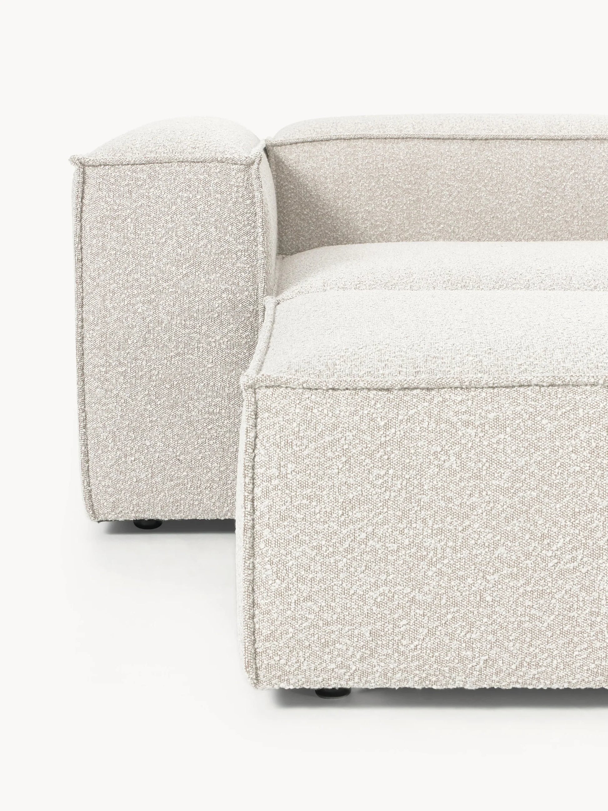 Canapé Teddy 4 places avec pouf VIYA