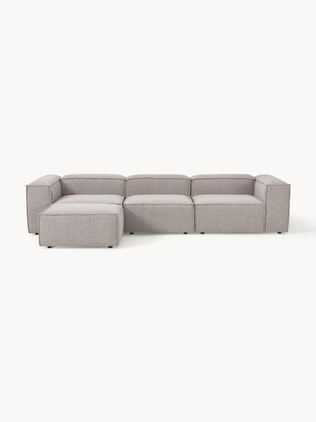 VIYA 4-seater Teddy sofa with ottoman 