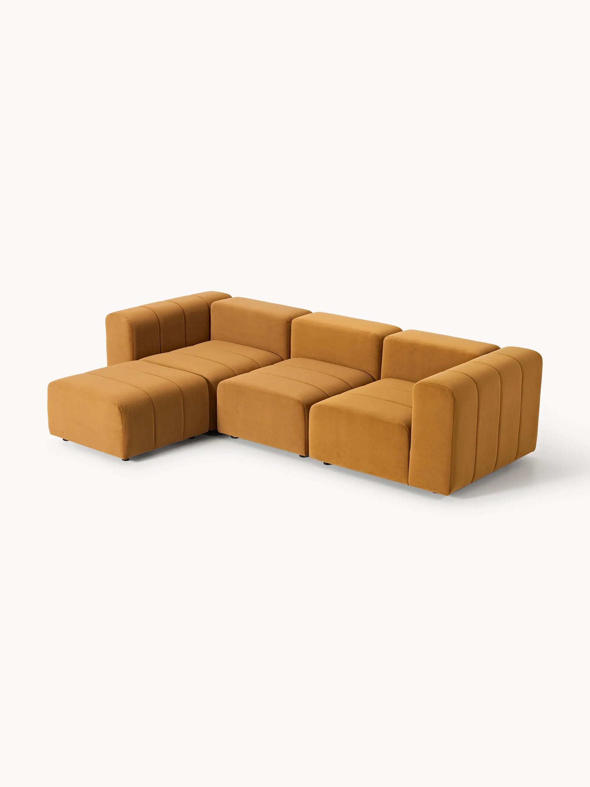 Canapé 4 places avec pouf BALI
