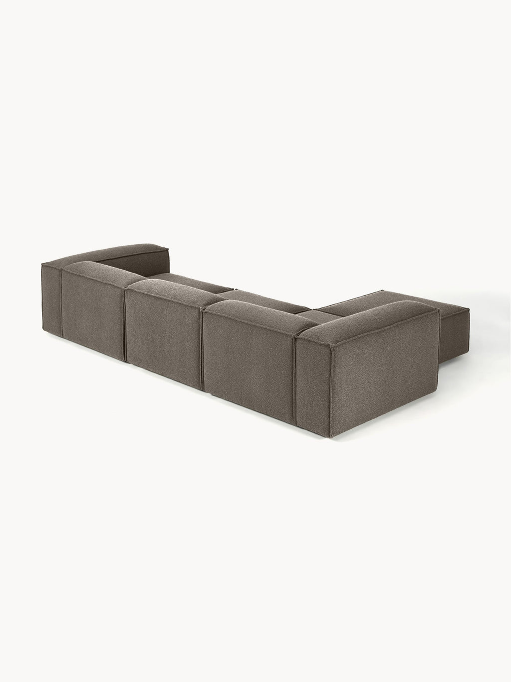 VIYA 4-seater Teddy sofa with ottoman 