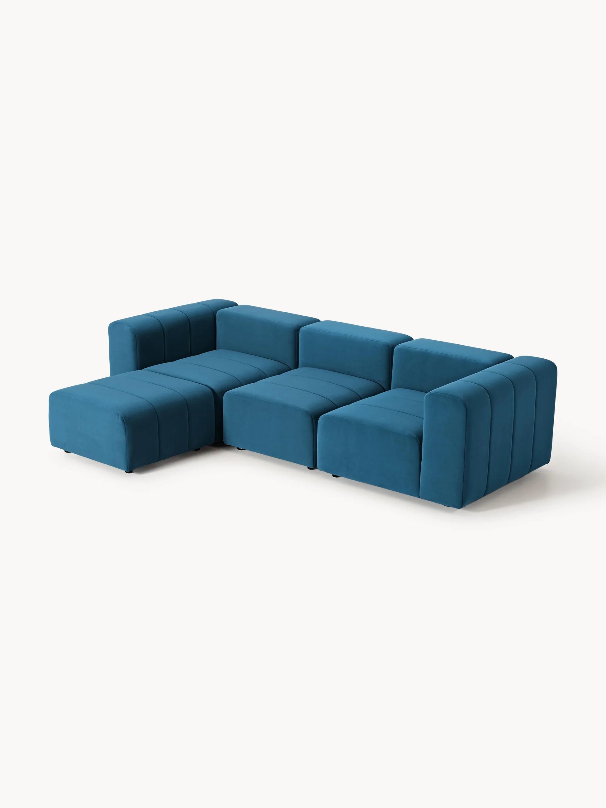Canapé 4 places avec pouf BALI