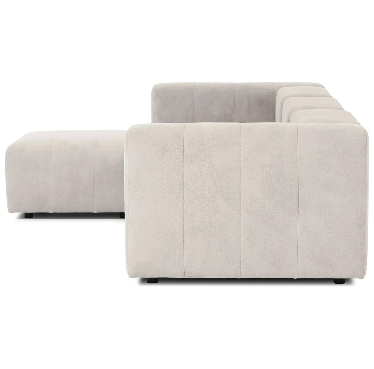 Canapé 4 places avec pouf BALI