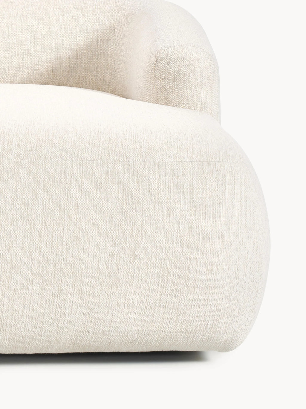 4-seater sofa with chaise longue in NOBU fabric