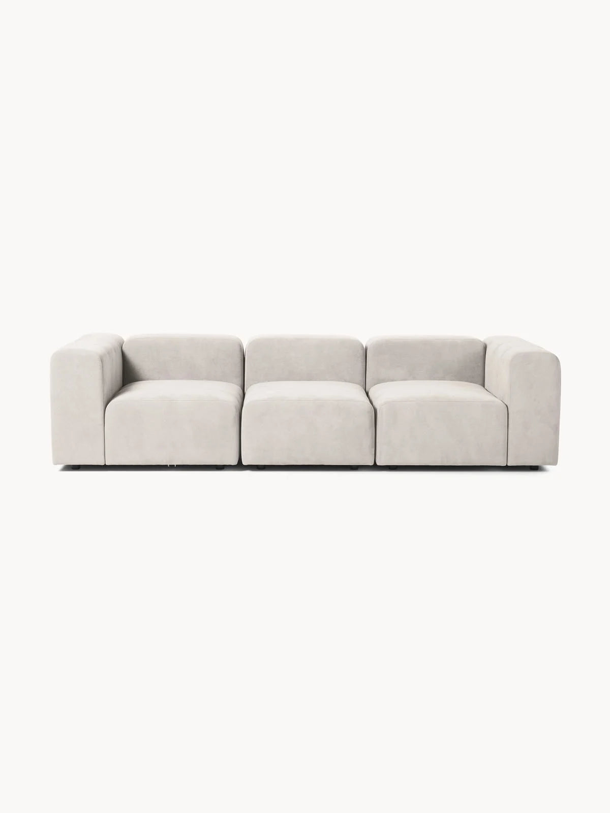 Canapé BALI 3 places avec pouf - Atelier Moderne