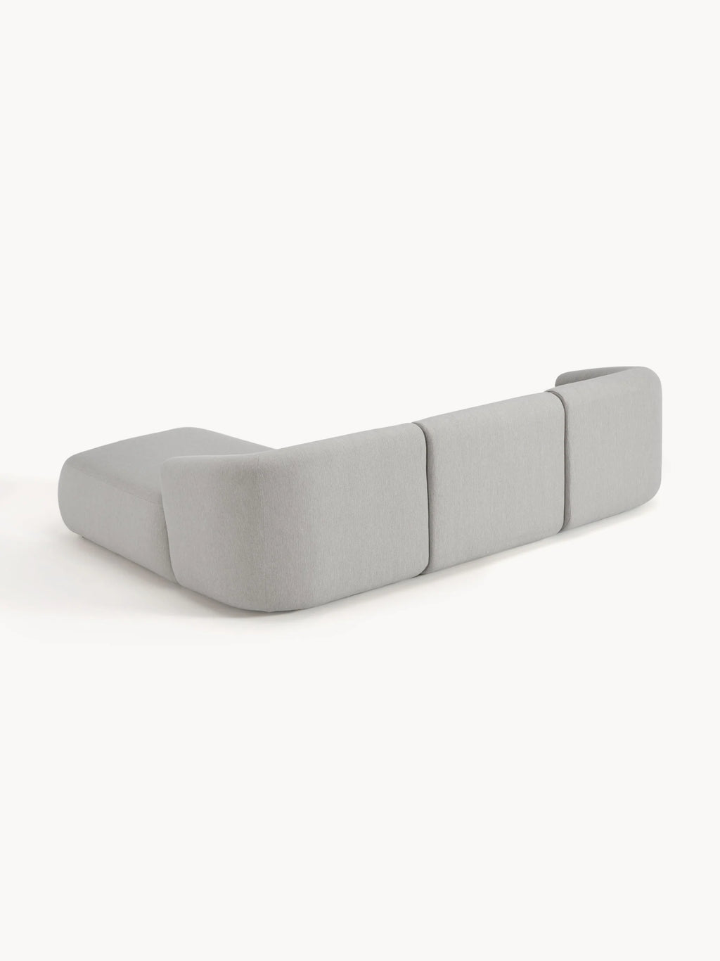 4-seater sofa with chaise longue in NOBU fabric