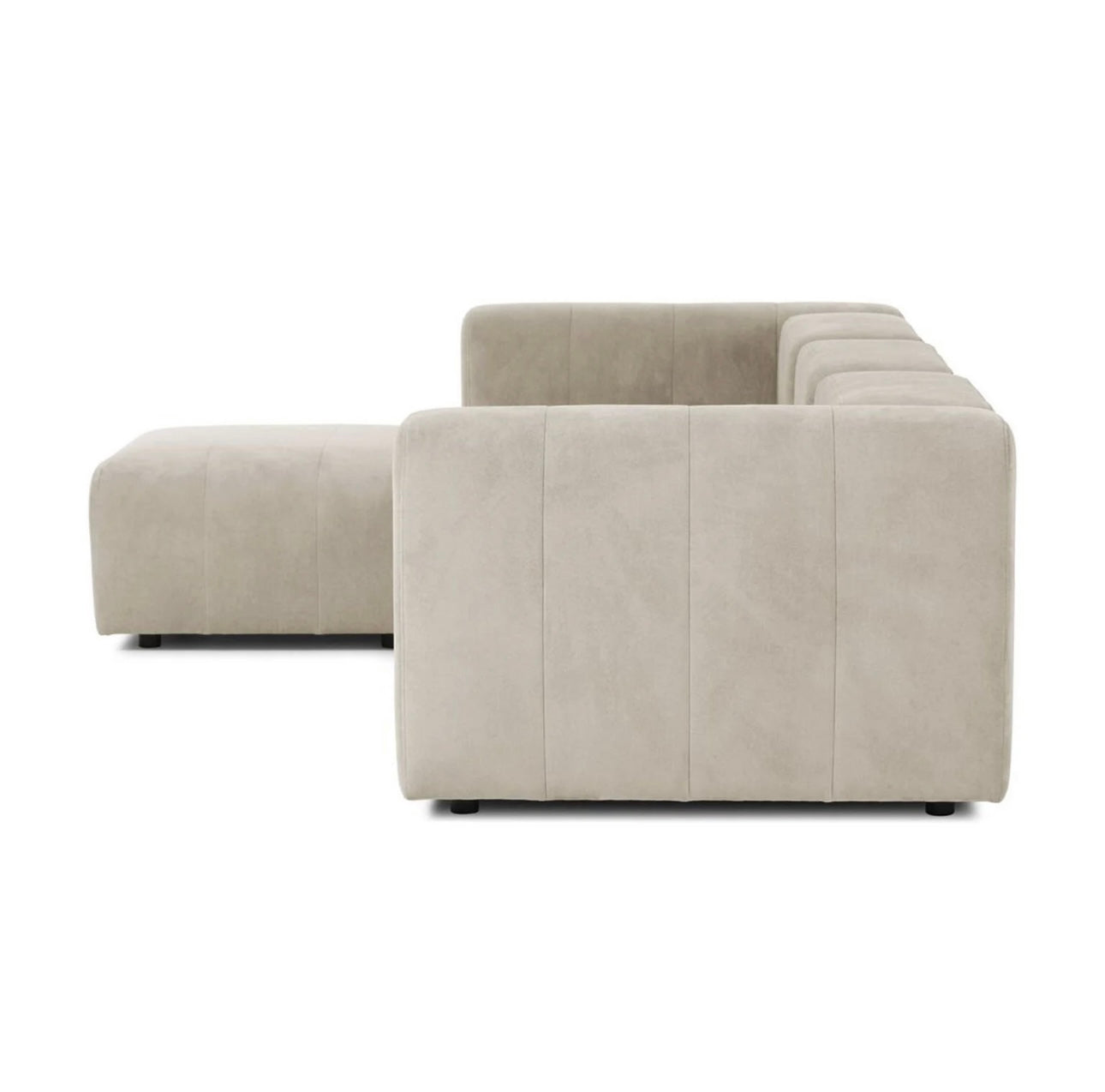 Canapé 4 places avec pouf BALI