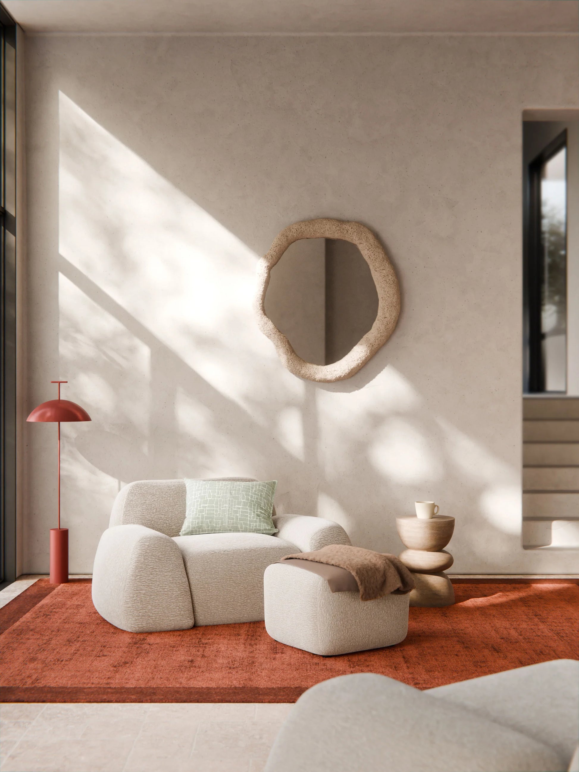 Fauteuil en tissu OSLO