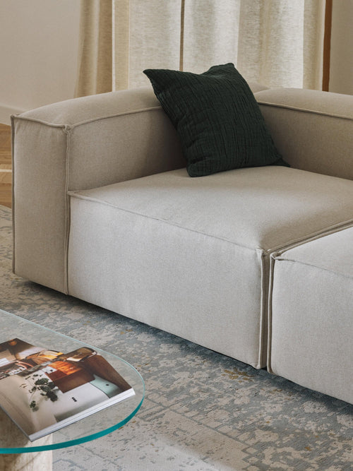 Canapé VIYA 2 places avec Pouf - Atelier Moderne