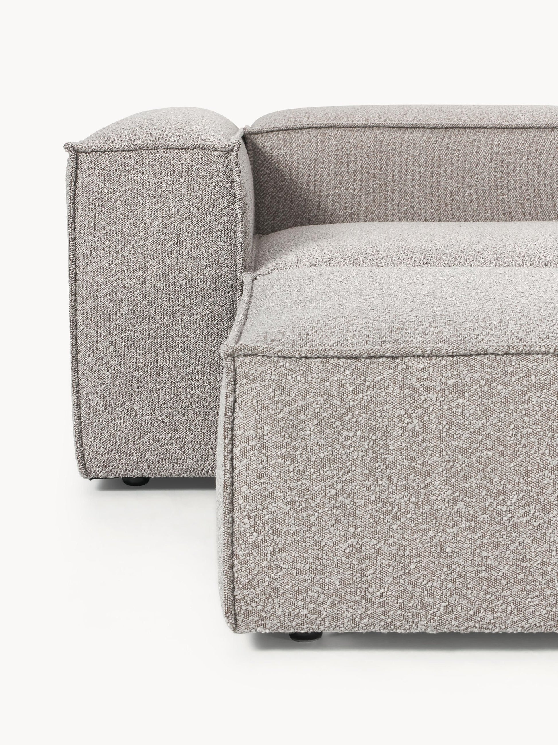 Canapé Teddy 4 places avec pouf VIYA