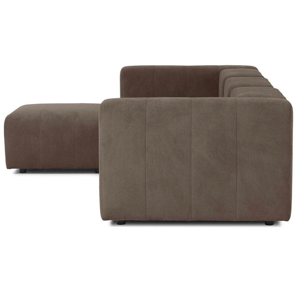 Canapé 4 places avec pouf BALI